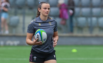 050725  Wales Women U20 v Ireland Women U20, Women’s U20 Six Nations Summer Series - Branwen Metcalfe of Wales during warm up