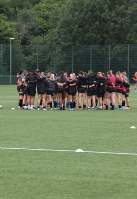 050725  Wales Women U20 v Ireland Women U20, Women’s U20 Six Nations Summer Series - The Wales team during warm up