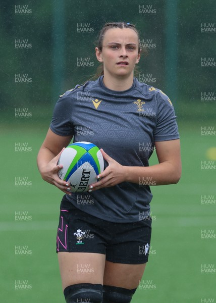 050725  Wales Women U20 v Ireland Women U20, Women’s U20 Six Nations Summer Series - Branwen Metcalfe of Wales during warm up