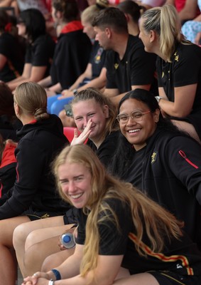 170725 - Wales Women U20 v Italy Women U20, Women’s U20 Six Nations Summer Series - Members of the Wales Women’s Senior Squad stop off on their way to Australia to support the U20’s as they take on Italy