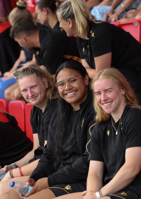170725 - Wales Women U20 v Italy Women U20, Women’s U20 Six Nations Summer Series - Members of the Wales Women’s Senior Squad stop off on their way to Australia to support the U20’s as they take on Italy
