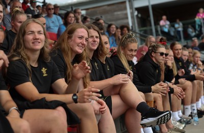 170725 - Wales Women U20 v Italy Women U20, Women’s U20 Six Nations Summer Series - Members of the Wales Women’s Senior Squad stop off on their way to Australia to support the U20’s as they take on Italy