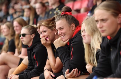 170725 - Wales Women U20 v Italy Women U20, Women’s U20 Six Nations Summer Series - Members of the Wales Women’s Senior Squad stop off on their way to Australia to support the U20’s as they take on Italy