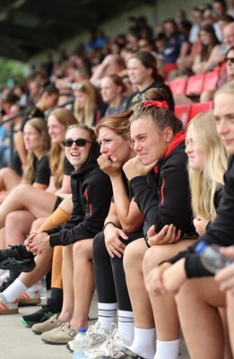170725 - Wales Women U20 v Italy Women U20, Women’s U20 Six Nations Summer Series - Members of the Wales Women’s Senior Squad stop off on their way to Australia to support the U20’s as they take on Italy