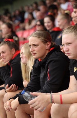 170725 - Wales Women U20 v Italy Women U20, Women’s U20 Six Nations Summer Series - Members of the Wales Women’s Senior Squad stop off on their way to Australia to support the U20’s as they take on Italy Tilly Vucaj