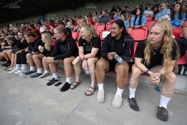 170725 - Wales Women U20 v Italy Women U20, Women’s U20 Six Nations Summer Series - Members of the Wales Women’s Senior Squad stop off on their way to Australia to support the U20’s as they take on Italy