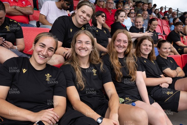 170725 - Wales Women U20 v Italy Women U20, Women’s U20 Six Nations Summer Series - Members of the Wales Women’s Senior Squad stop off on their way to Australia to support the U20’s as they take on Italy