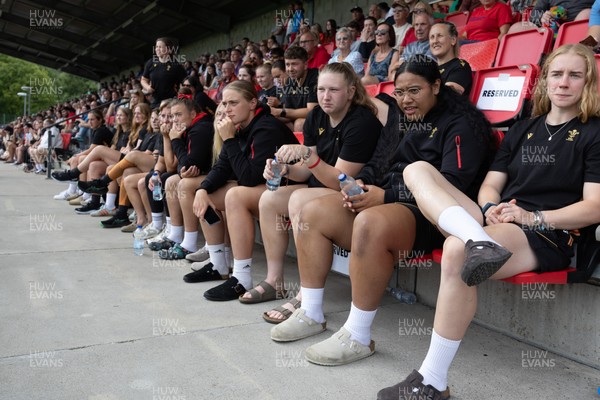 170725 - Wales Women U20 v Italy Women U20, Women’s U20 Six Nations Summer Series - Members of the Wales Women’s Senior Squad stop off on their way to Australia to support the U20’s as they take on Italy