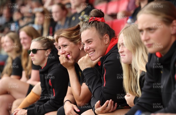 170725 - Wales Women U20 v Italy Women U20, Women’s U20 Six Nations Summer Series - Members of the Wales Women’s Senior Squad stop off on their way to Australia to support the U20’s as they take on Italy