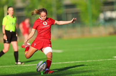 110725 - Wales Women U20 v Scotland Women U20, Women’s U20 Six Nations Summer Series - Hanna Marshall of Wales