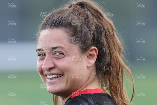 250822 - Wales Women Rugby Units Session - Wales’ Robyn Wilkins during a training session ahead of the match against Canada