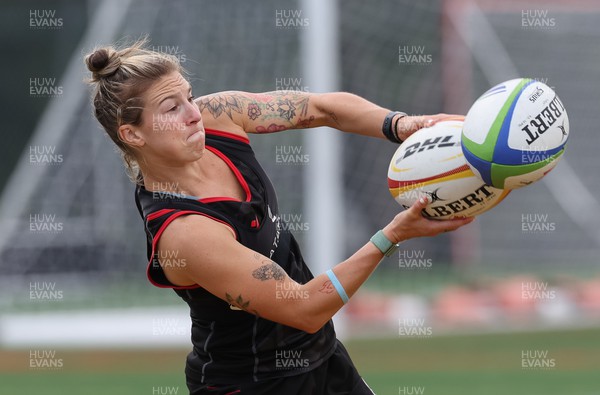 250822 - Wales Women Rugby Units Session - Wales’ Keira Bevan during a training session ahead of the match against Canada