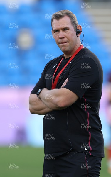 031123 - Wales Women v Australia Women, WXV1 - Wales head coach Ioan Cunningham