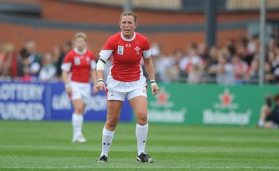 20.08.10 - Wales Women v Australia Women - Women's Rugby World Cup 2010 - Clare Flowers of Wales. 