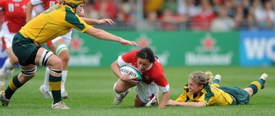 20.08.10 - Wales Women v Australia Women - Women's Rugby World Cup 2010 - Melissa Berry of Wales. 