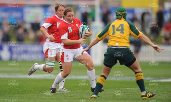 20.08.10 - Wales Women v Australia Women - Women's Rugby World Cup 2010 - Rhian Bowden of Wales. 