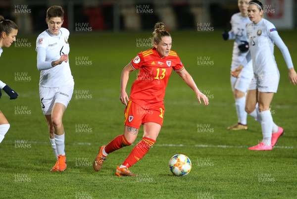 011220 - Wales Women v Belarus Women - UEFA Championship Qualifier - Rachel Rowe of Wales