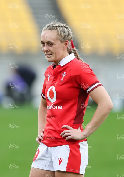 211023 - Wales Women v Canada Women, WXV1 - Hannah Jones of Wales at the end of the match