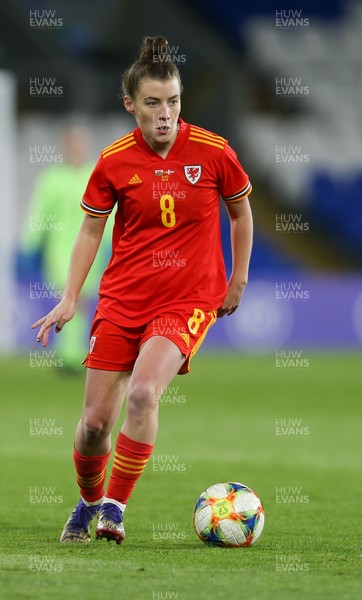 130421 Wales Women v Denmark Women, International Friendly match -Angharad James of Wales in action during the match