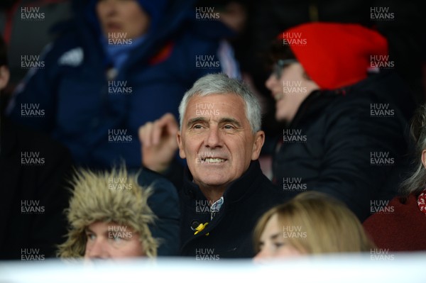 280216 - Wales Women v France Women - RBS Womens Six Nations 2016 -WRU Chairman Gareth Davies