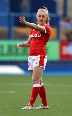 100421 - Wales Women v Ireland Women - Women's 2021 Six Nations Pool B - Hannah Jones of Wales