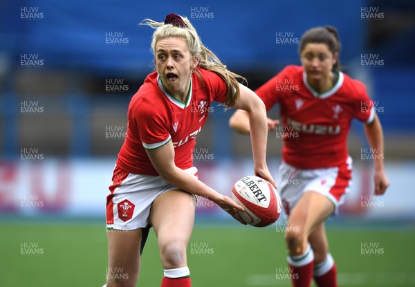 100421 - Wales Women v Ireland Women - Women's Six Nations - Hannah Jones of Wales