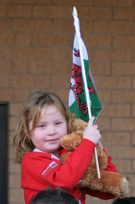 21.03.09 Wales vs. Ireland. Women's 6 Nations. The Women's team get plenty of support as they take on Ireland.  