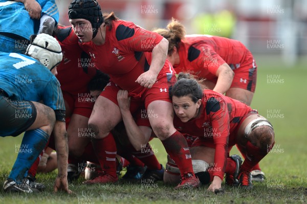 020214 - Wales Women v Italy  Women - RBS Women's Six Nations 2014 -Sian Williams of Wales