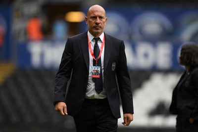 030625 - Wales Women v Italy Women - UEFA Women's Nations League - Andrea Soncin, Italy Manager