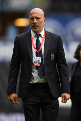030625 - Wales Women v Italy Women - UEFA Women's Nations League - Andrea Soncin, Italy Manager