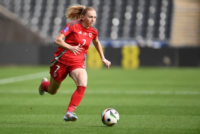 030625 - Wales Women v Italy Women - UEFA Women's Nations League - Ceri Holland of Wales Women