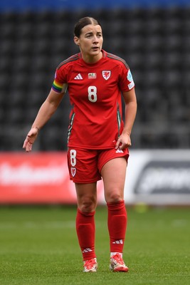 030625 - Wales Women v Italy Women - UEFA Women's Nations League - Angharad James of Wales Women