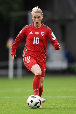 030625 - Wales Women v Italy Women - UEFA Women's Nations League - Jessica Fishlock of Wales Women