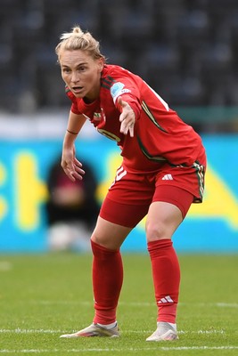 030625 - Wales Women v Italy Women - UEFA Women's Nations League - Jessica Fishlock of Wales Women