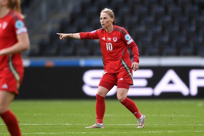 030625 - Wales Women v Italy Women - UEFA Women's Nations League - Jessica Fishlock of Wales Women