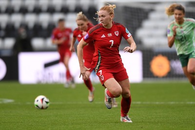 030625 - Wales Women v Italy Women - UEFA Women's Nations League - Ceri Holland of Wales Women