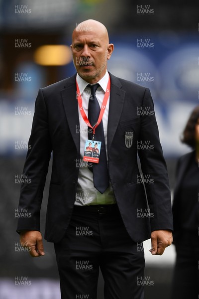 030625 - Wales Women v Italy Women - UEFA Women's Nations League - Andrea Soncin, Italy Manager