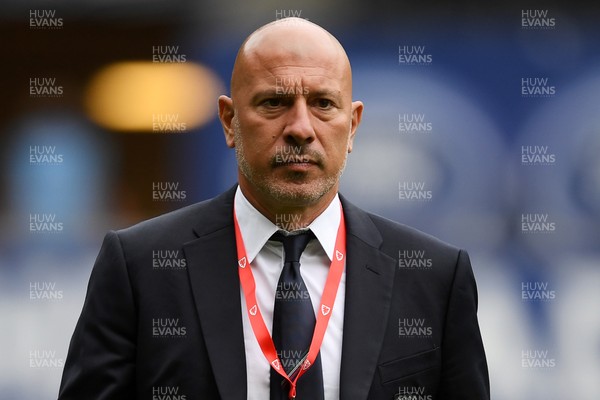 030625 - Wales Women v Italy Women - UEFA Women's Nations League - Andrea Soncin, Italy Manager