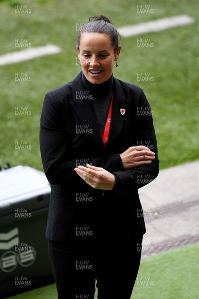 030625 - Wales Women v Italy Women - UEFA Women's Nations League - Rhian Wilkinson, Wales Manager