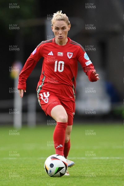 030625 - Wales Women v Italy Women - UEFA Women's Nations League - Jessica Fishlock of Wales Women