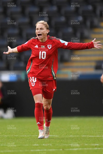 030625 - Wales Women v Italy Women - UEFA Women's Nations League - Jessica Fishlock of Wales Women