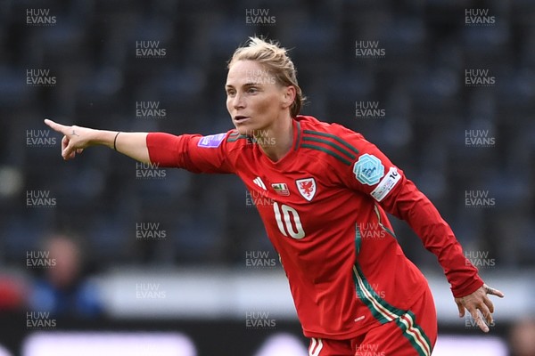 030625 - Wales Women v Italy Women - UEFA Women's Nations League - Jessica Fishlock of Wales Women