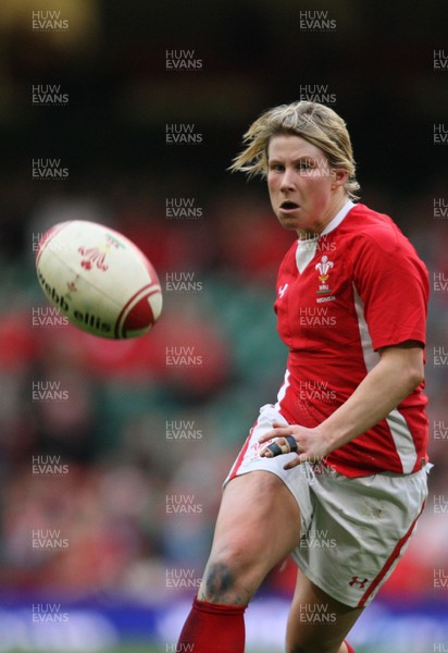 100312 -  Wales Women v Italy Women  - Wales' Mared Evans