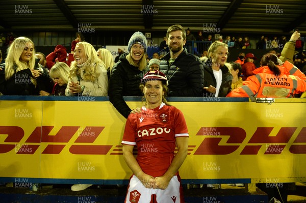 071121 - Wales Women v Japan Women - Autumn Internationals - Kat Evans of Wales with her first cap