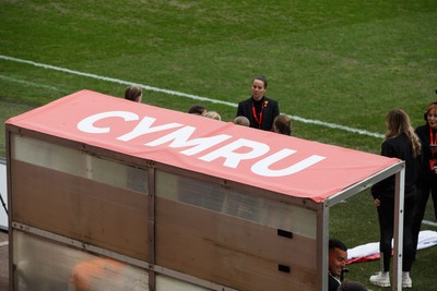070326 - Wales v Montenegro - 2027 FIFA Women's World Cup Qualifying - General view inside Parc y Scarlets before the match