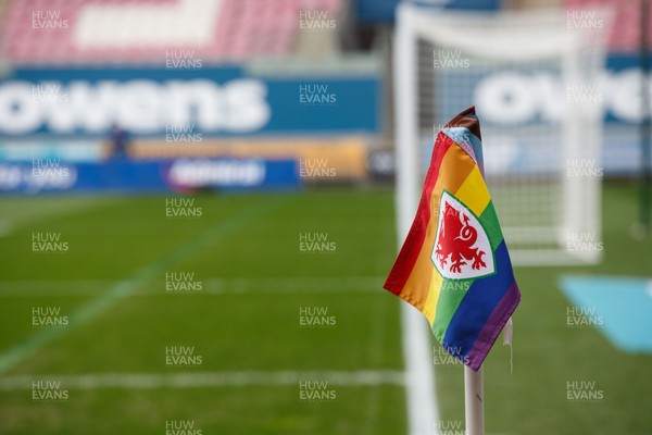 070326 - Wales v Montenegro - 2027 FIFA Women's World Cup Qualifying - General view inside Parc y Scarlets before the match