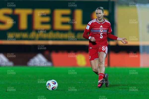 070326 - Wales v Montenegro - 2027 FIFA Women's World Cup Qualifying - Rhiannon Roberts of Wales