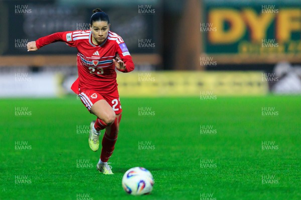 070326 - Wales v Montenegro - 2027 FIFA Women's World Cup Qualifying - Ffion Morgan of Wales