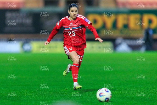 070326 - Wales v Montenegro - 2027 FIFA Women's World Cup Qualifying - Ffion Morgan of Wales