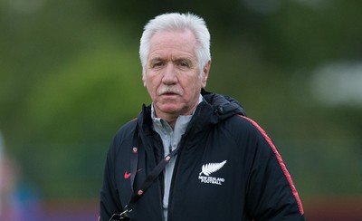 040619 - Wales v New Zealand, Women's International Challenge Match - New Zealand Women's head coach Tom Sermanni